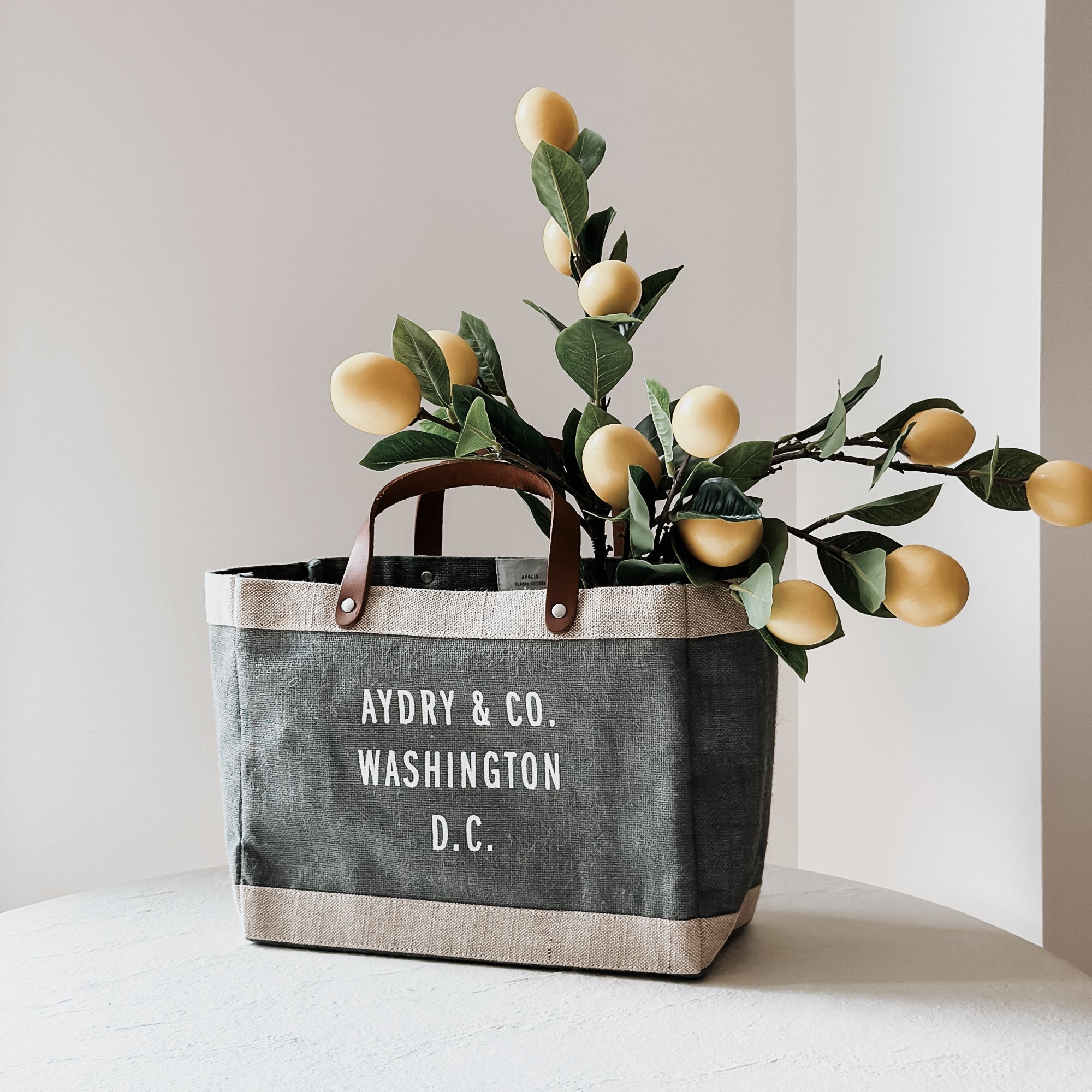 AYDRY & Co. x APOLIS MARKET BAG - GRAY