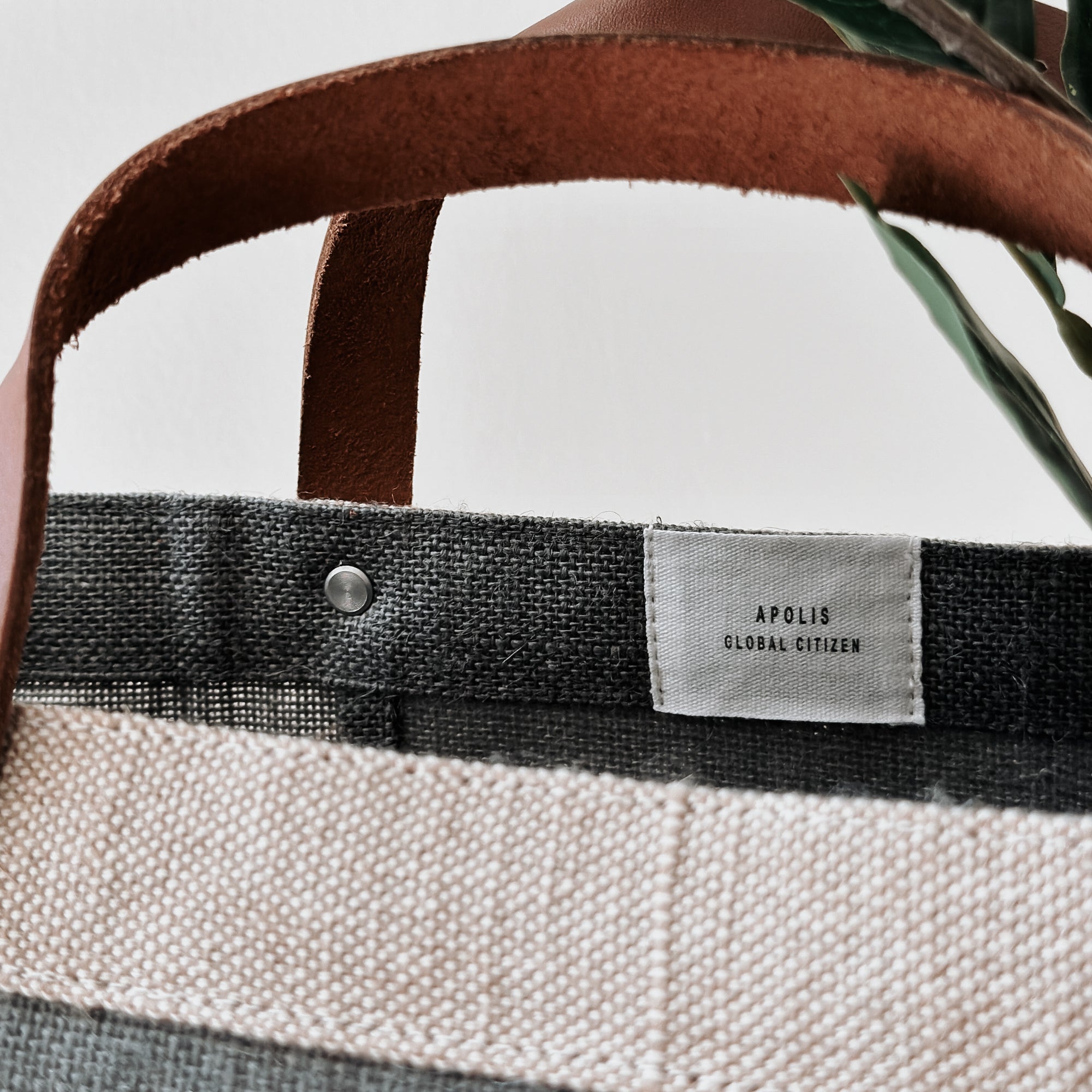 AYDRY & Co. x APOLIS MARKET BAG - GRAY