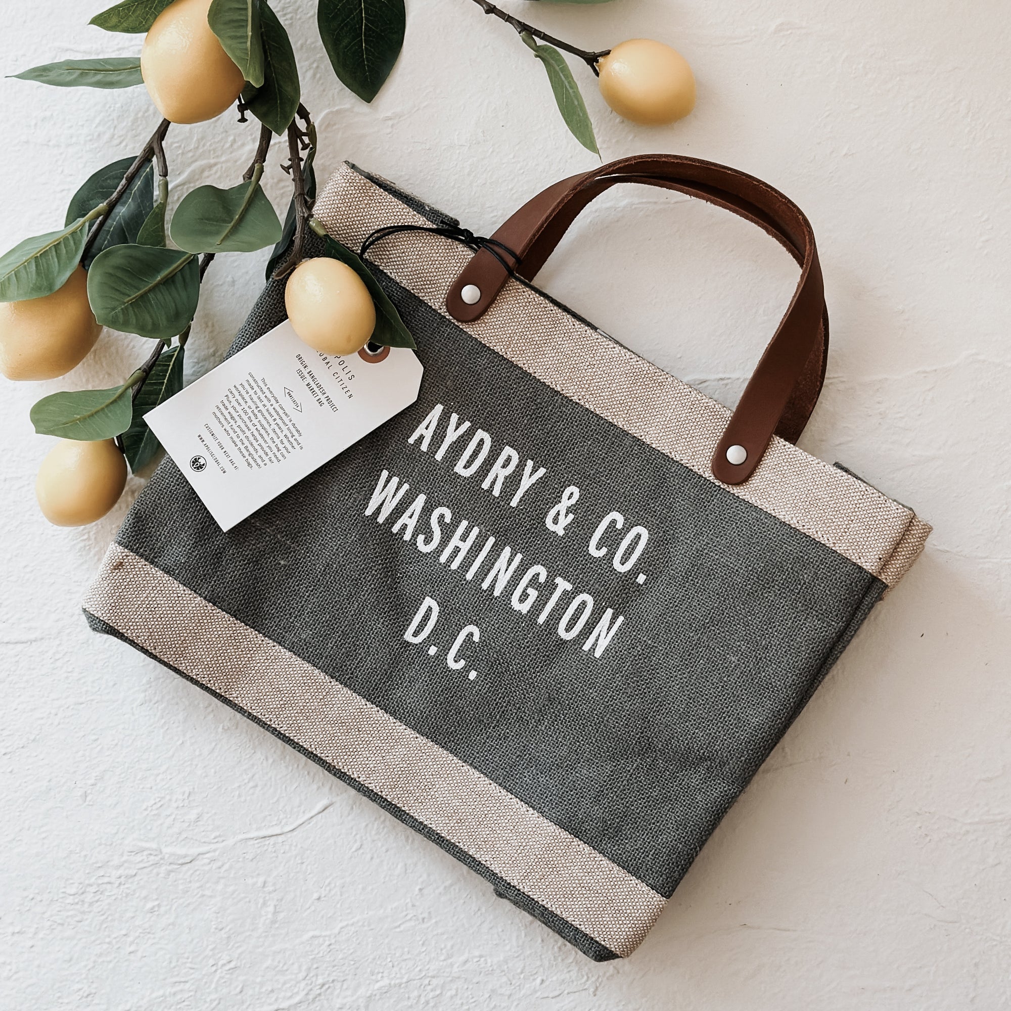AYDRY & Co. x APOLIS MARKET BAG - GRAY