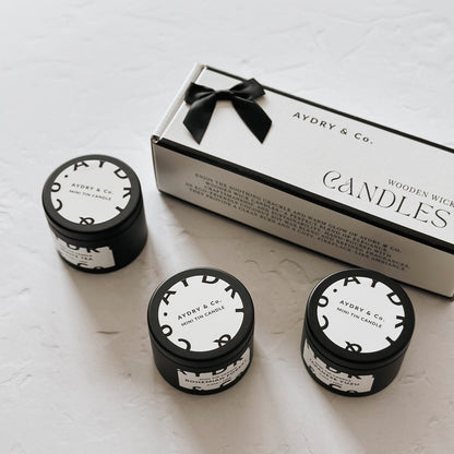MINI TIN CANDLE GIFT SET